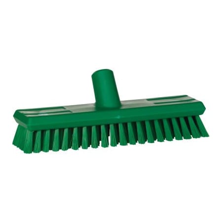 Remco Vikan 11in Waterfed Deck Scrub- Soft, Green 70432